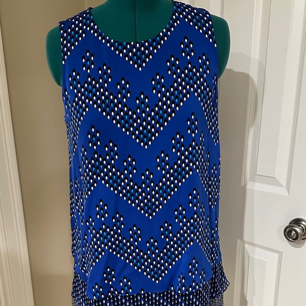 NWT Diane Von Furstenberg Sleeveless Dress Size Large
